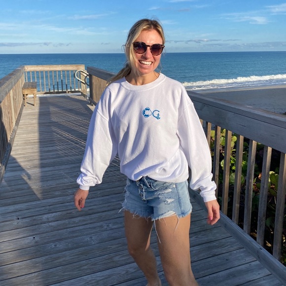 Corded “CG” Sweatshirt - Picture 2 of 3